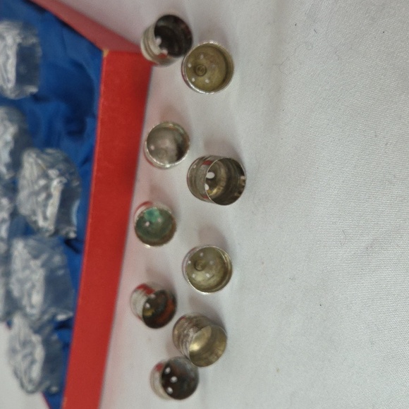 Crystal By LeonardJapan Vintage mini salt and pepper shakers (7) With extra lids - Picture 13 of 15